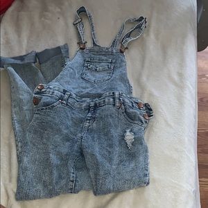 overall with some little rips